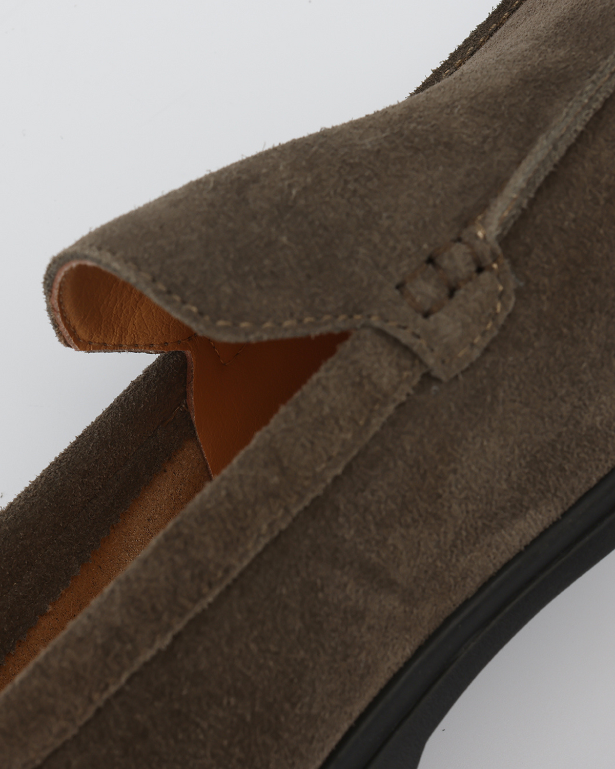 Premium Wildleder-Loafer - Schwarz Soles