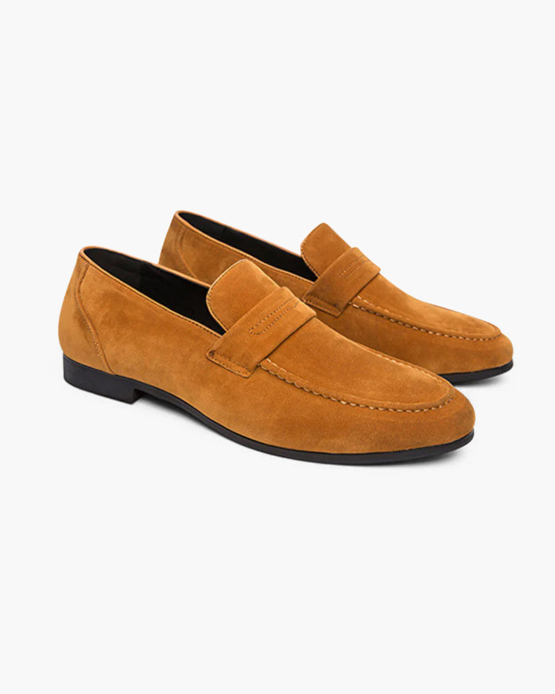 Old Money Wildleder Penny-Loafer