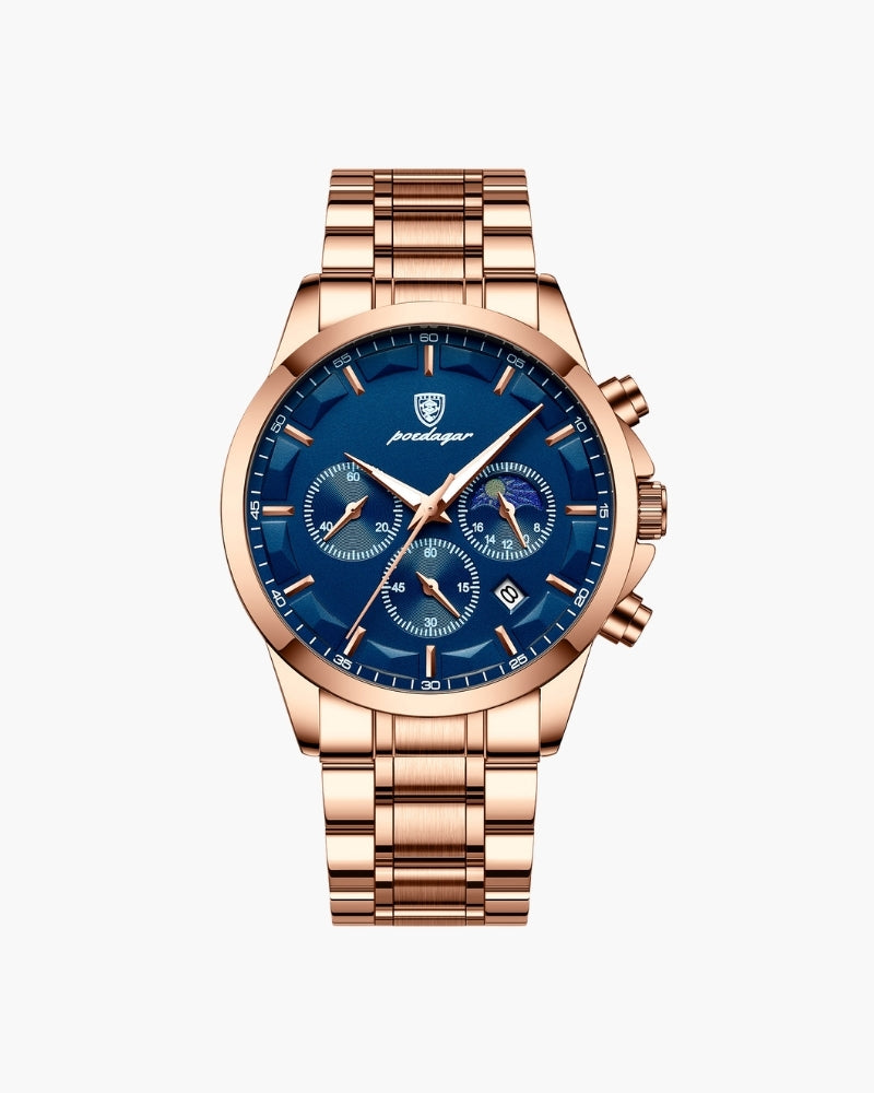 Präzisions-Chronograph aus Stahl