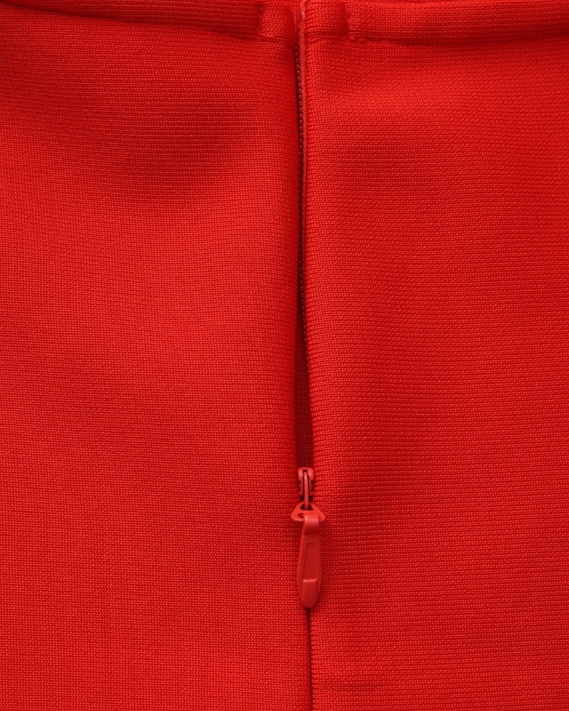 Slim-Fit Neckholder-Maxikleid