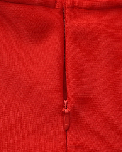 Slim-Fit Neckholder-Maxikleid