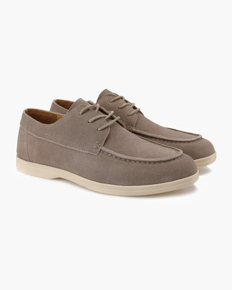 Premium-Wildlederschuhe mit Schnürung