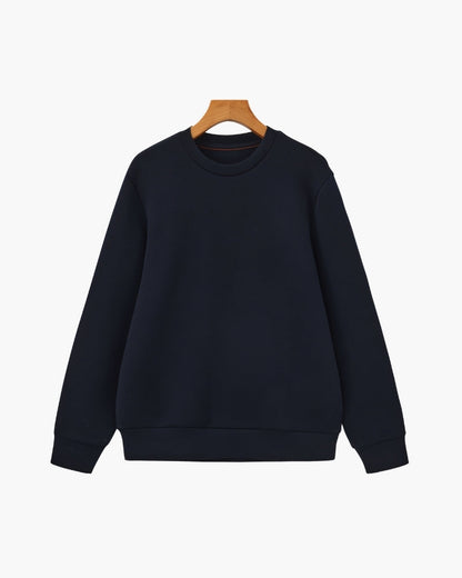 Klassisch Modal Blend Rundhals Sweatshirt