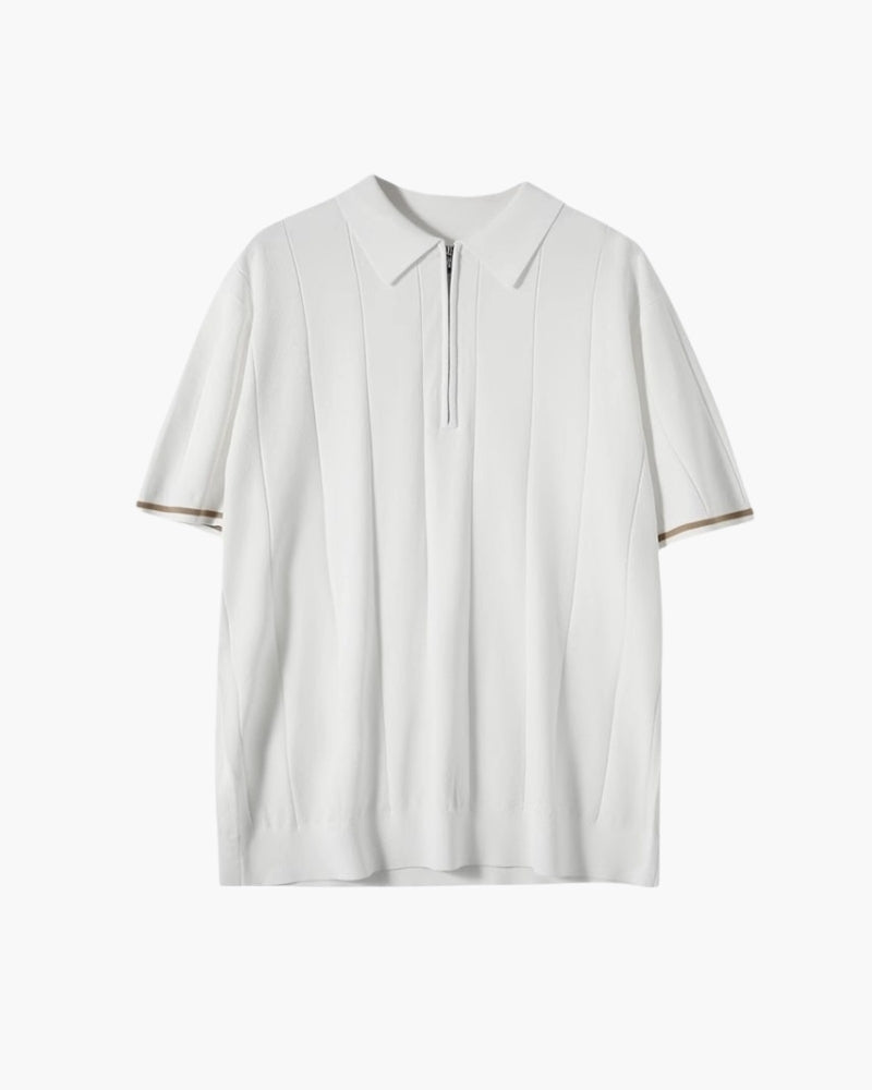 Signature Poloshirt mit Kontrastbesatz
