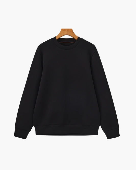 Klassisch Modal Blend Rundhals Sweatshirt