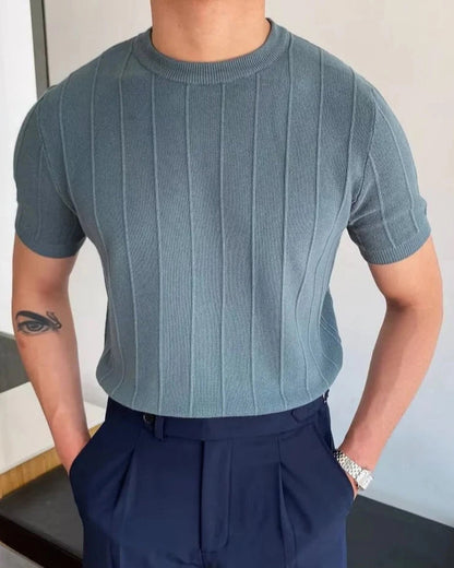 Geripptes Cannes T-Shirt