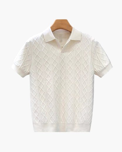 Signature Strick-Poloshirt mit Struktur