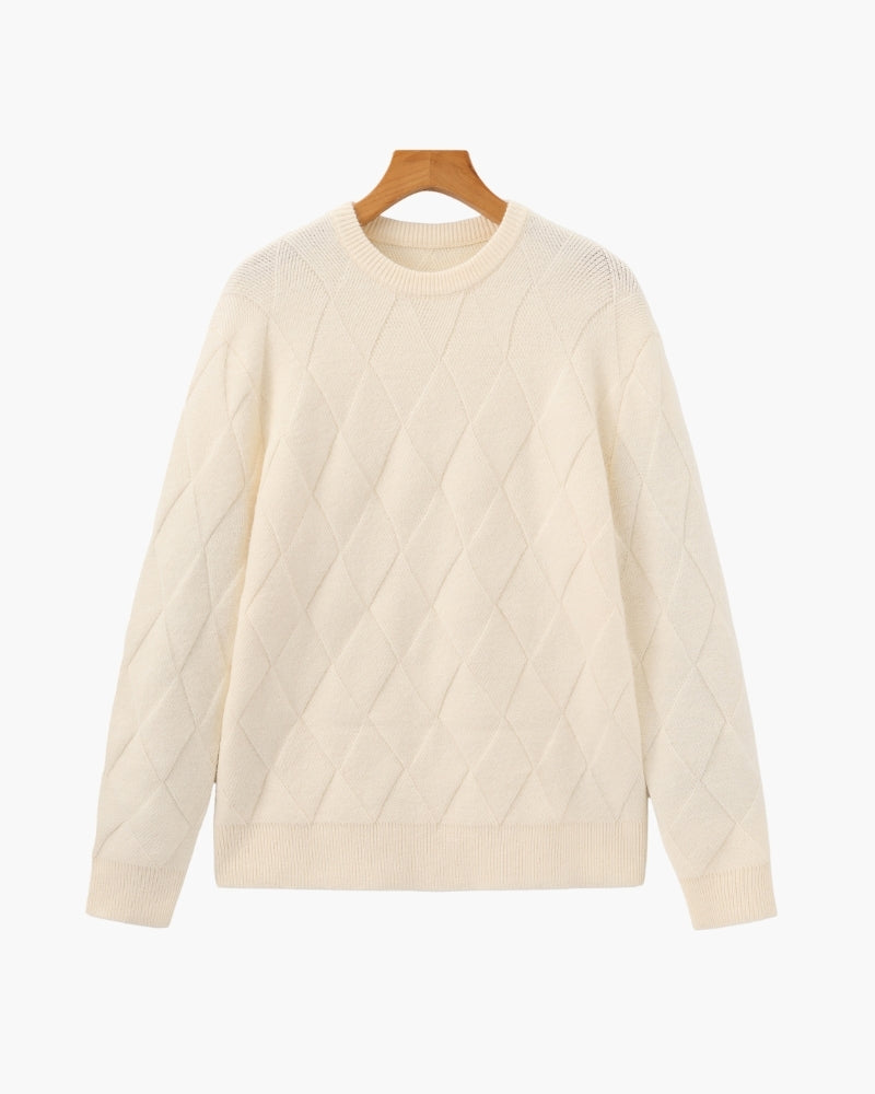 Diamond Strickpullover mit Rundhals