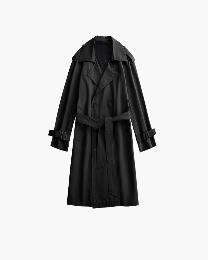 Klassischer zweireihiger Trenchcoat