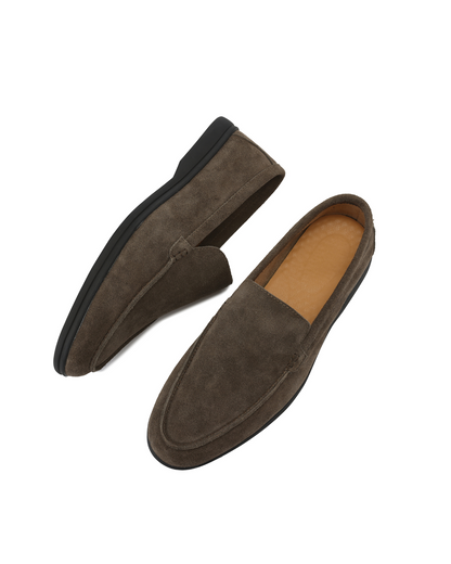 Premium Wildleder-Loafer - Schwarz Soles