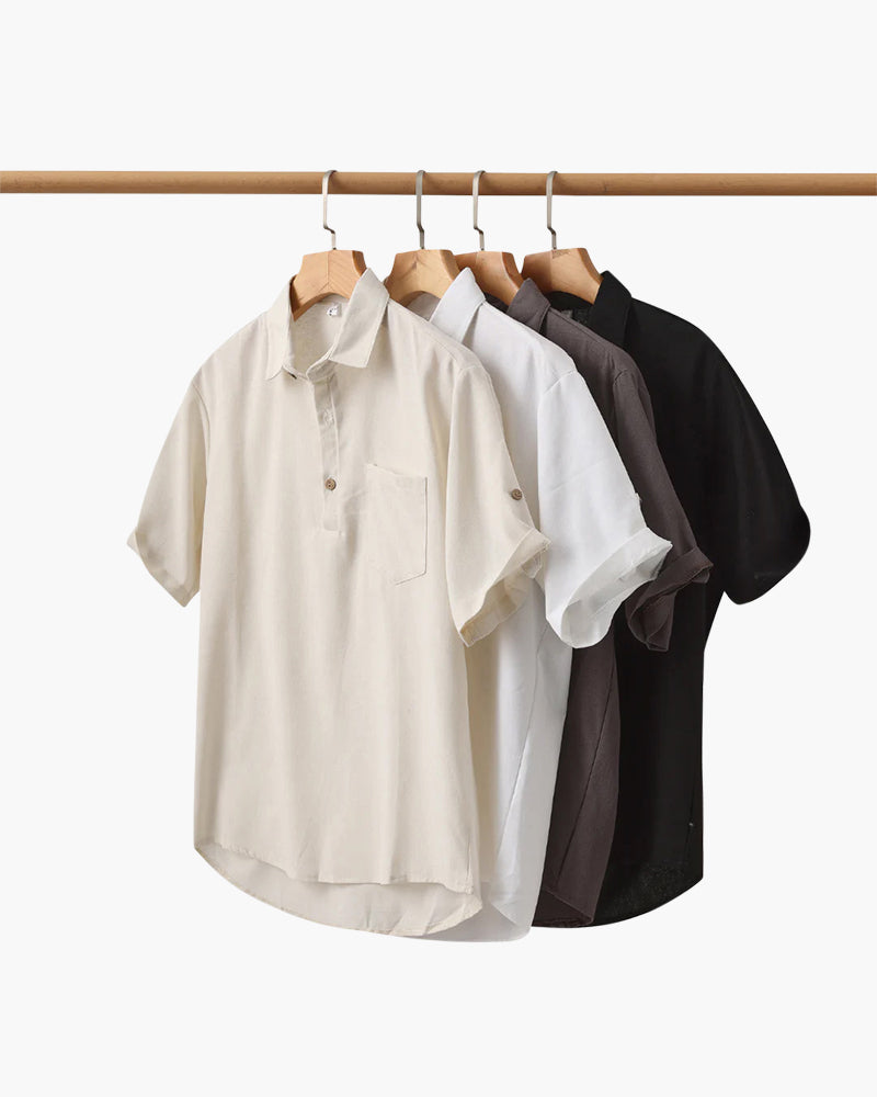 Casablanca - Leinen Poloshirt