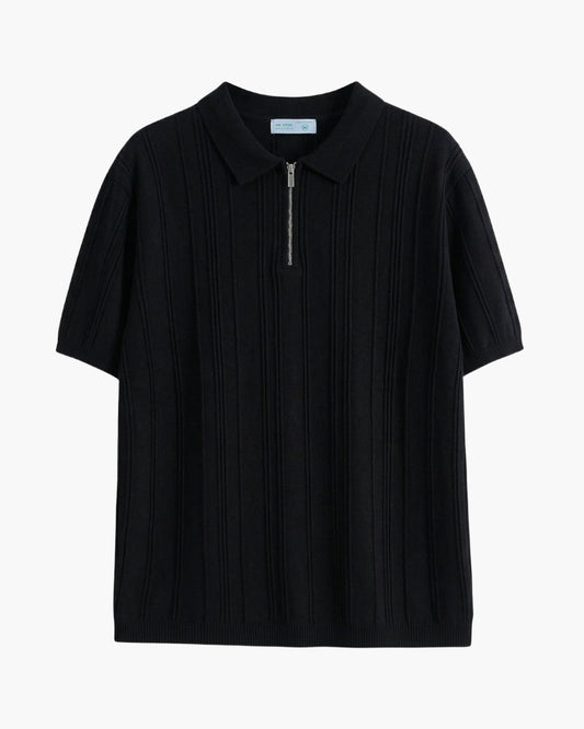 Signature Poloshirt mit Reißverschluss