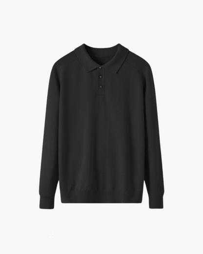 100% Premium Wolle Poloshirt