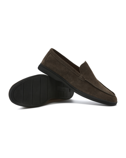 Premium Wildleder-Loafer - Schwarz Soles