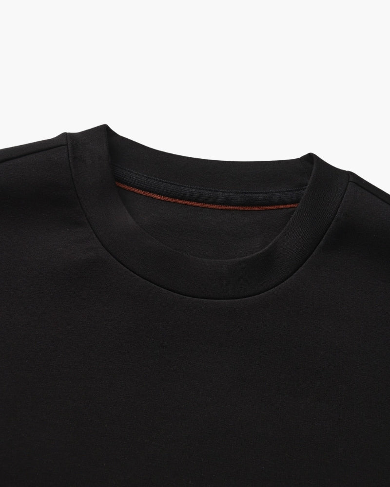 Klassisch Modal Blend Rundhals Sweatshirt