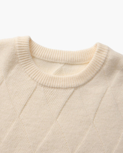 Diamond Strickpullover mit Rundhals