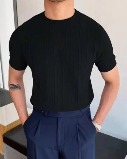 Geripptes Cannes T-Shirt