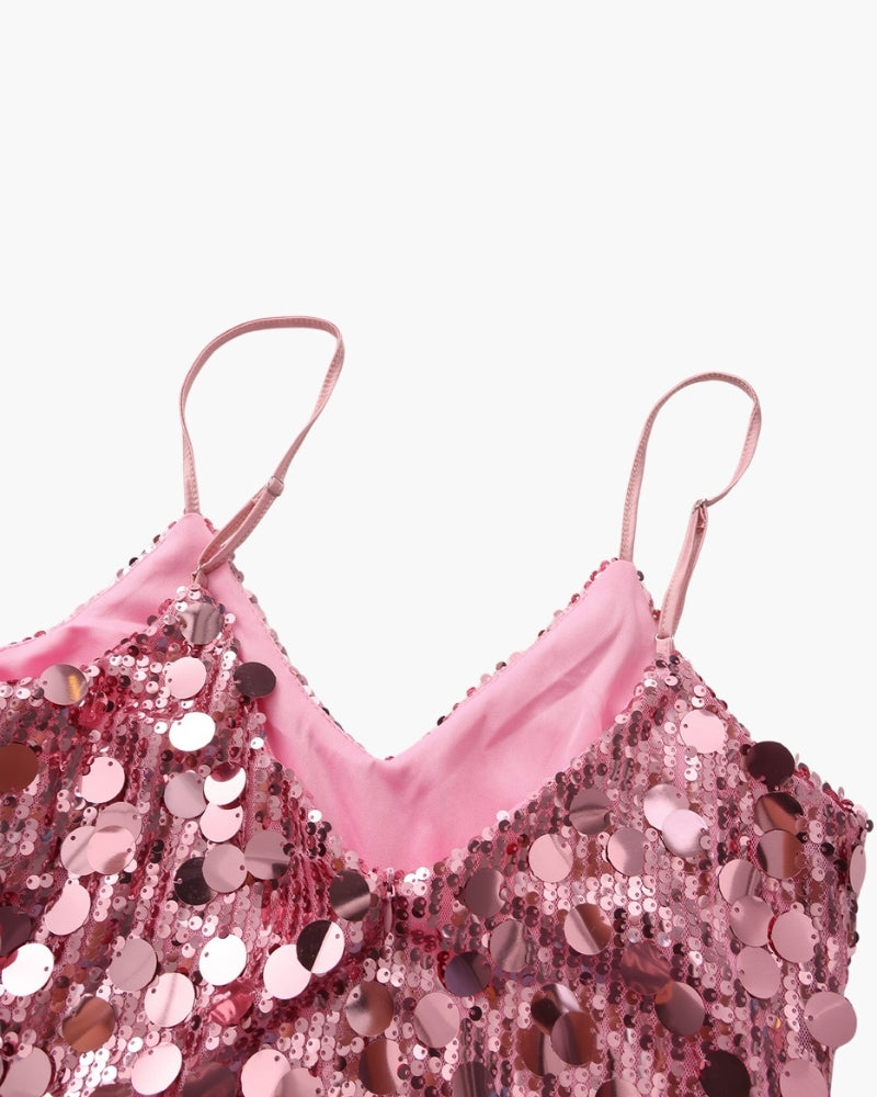 Pailletten-Partykleid