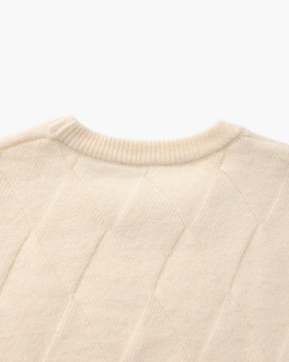 Diamond Strickpullover mit Rundhals