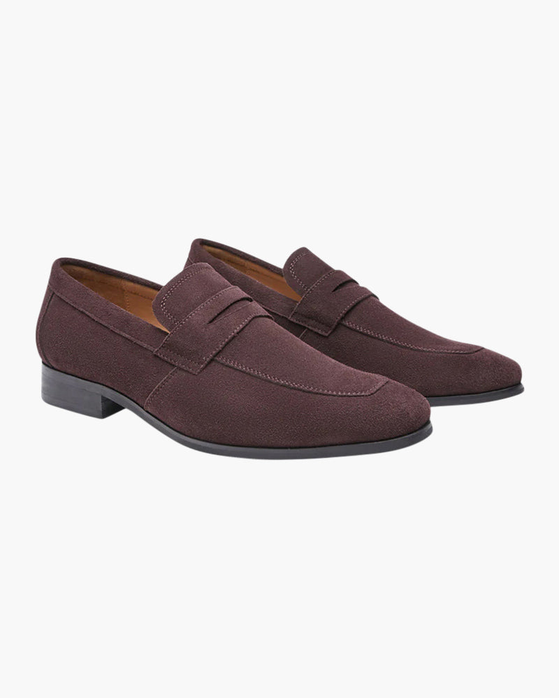 Old Money Wildleder Penny-Loafer