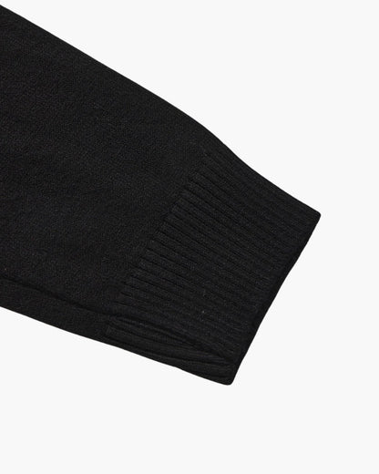 Gerippter Essential Stehkragen-Pullover