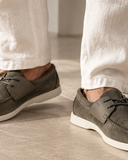 Herren-Wildleder-Schnür-Loafer