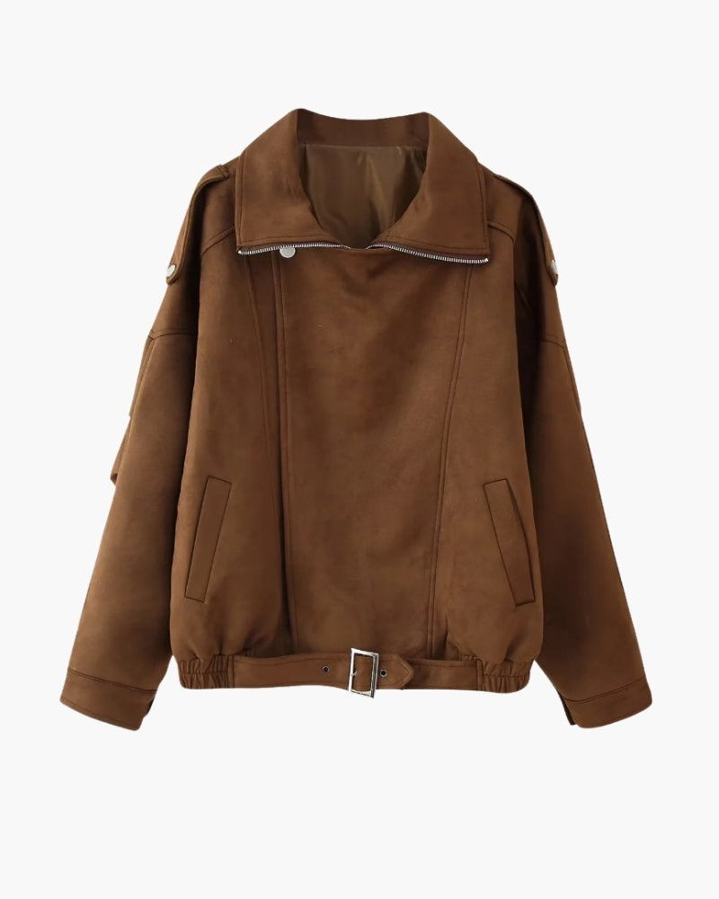 Vintage Wildlederjacke mit Fall