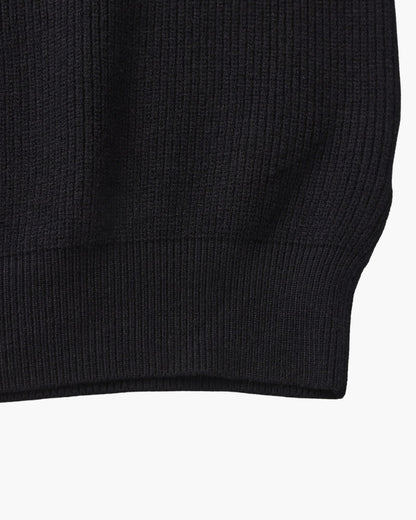 Raffinierter Half-Zip Strickpullover