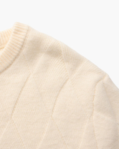 Diamond Strickpullover mit Rundhals