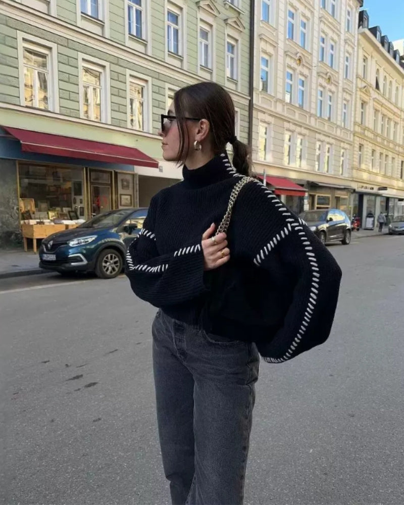 Lila Stitch Pullover