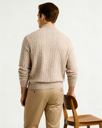100% Kaschmir-Half-Zip