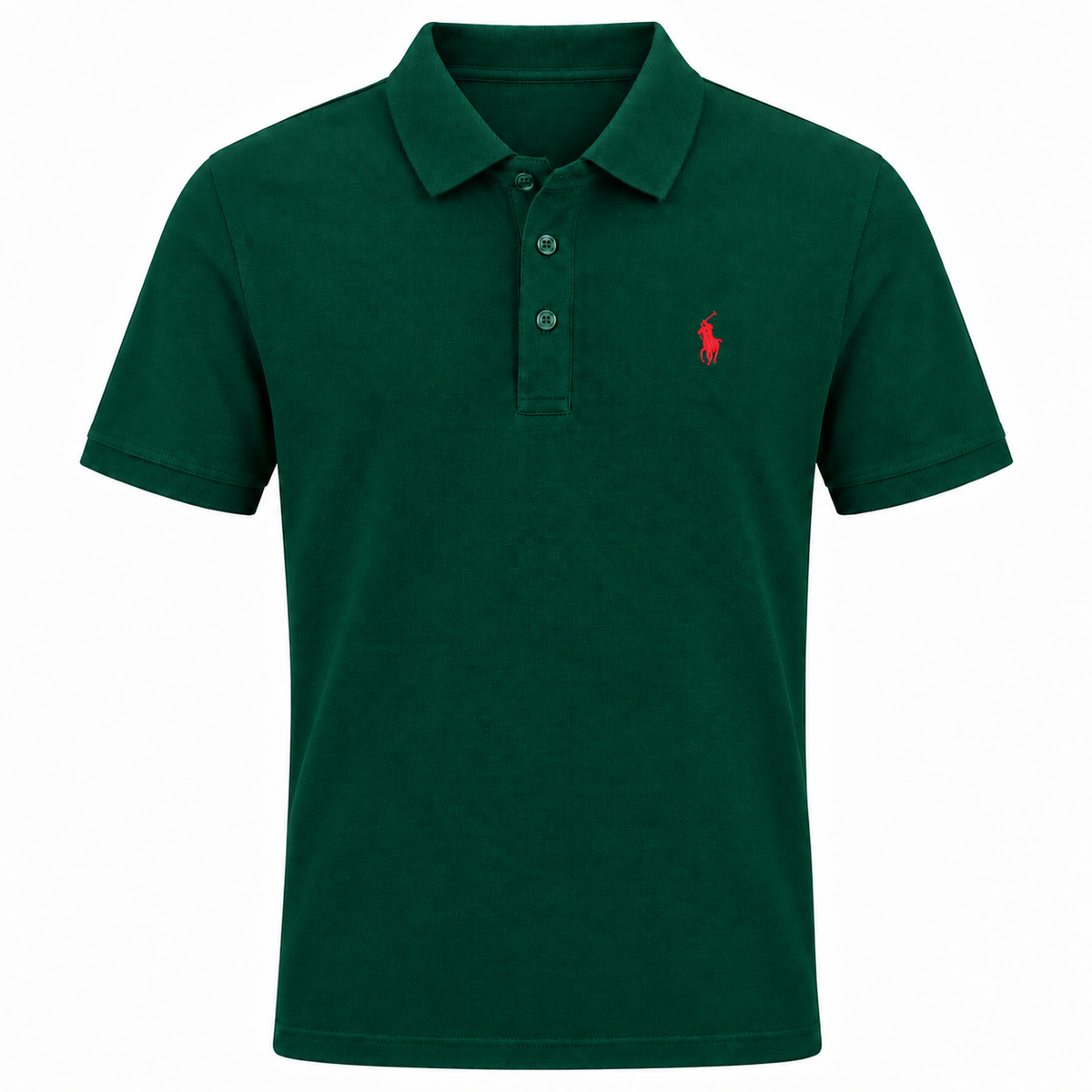 Paul Polo-Shirt aus feiner Baumwolle mit Stickerei
