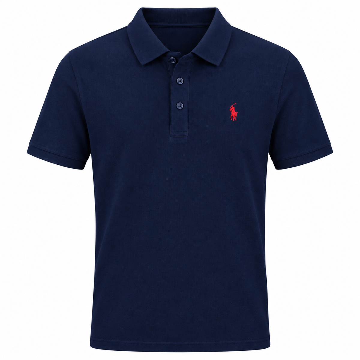 Paul Polo-Shirt aus feiner Baumwolle mit Stickerei