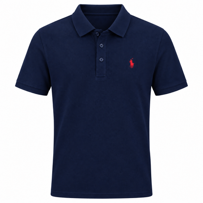 Paul Polo-Shirt aus feiner Baumwolle mit Stickerei