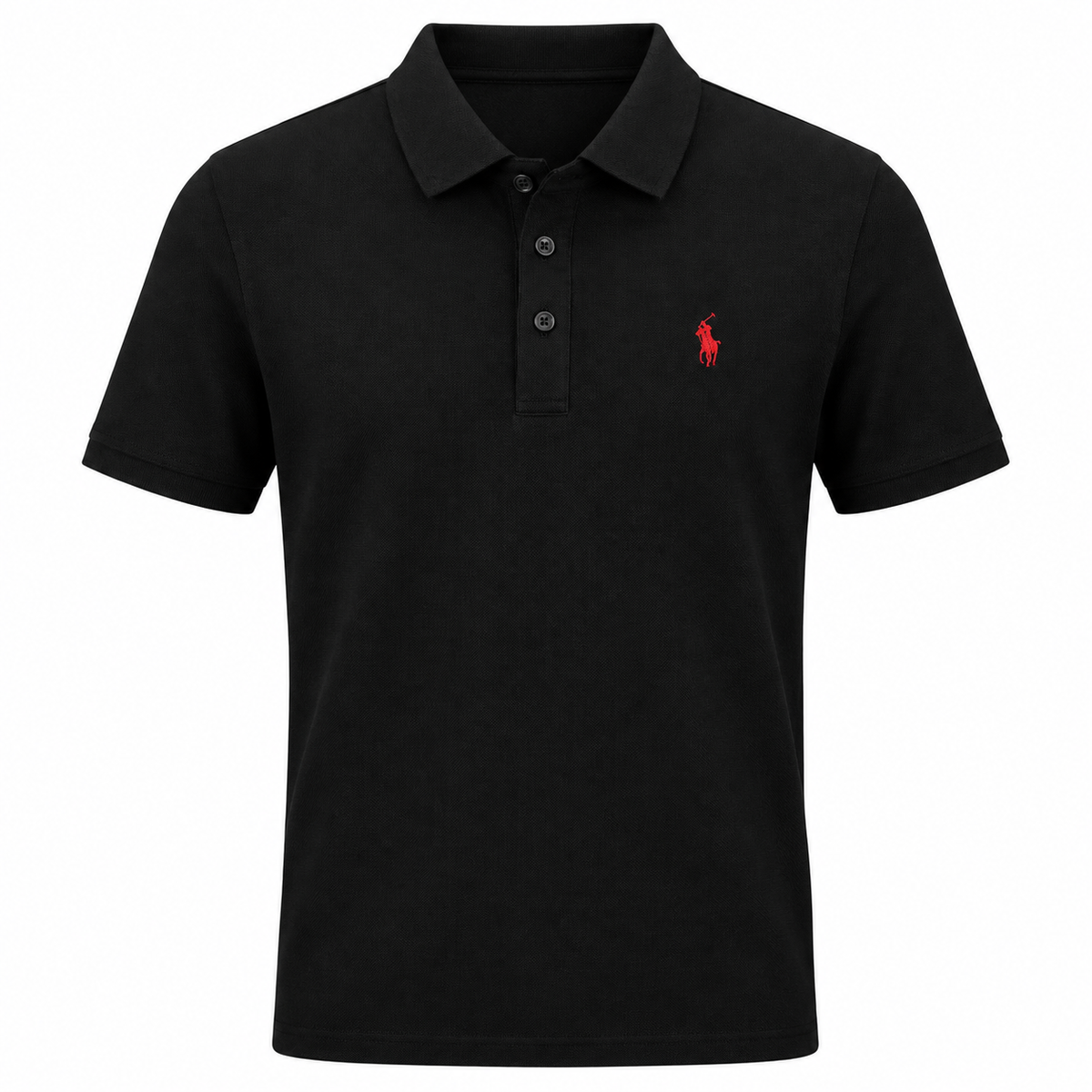 Paul Polo-Shirt aus feiner Baumwolle mit Stickerei