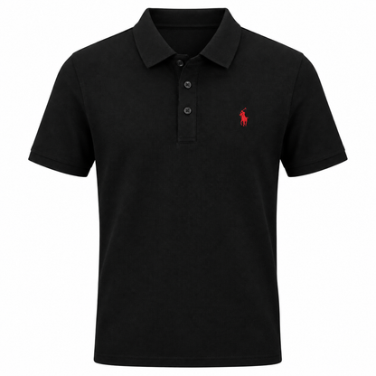 Paul Polo-Shirt aus feiner Baumwolle mit Stickerei