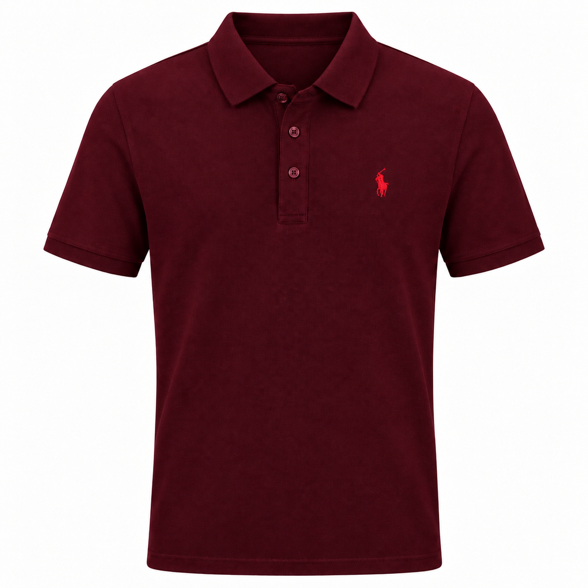 Paul Polo-Shirt aus feiner Baumwolle mit Stickerei