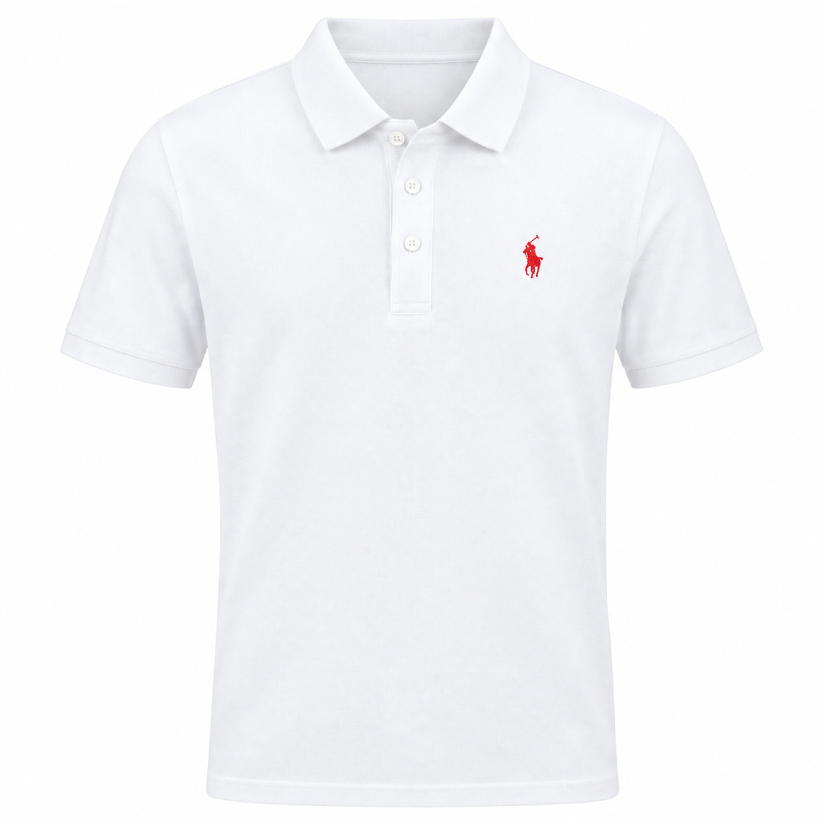 Paul Polo-Shirt aus feiner Baumwolle mit Stickerei