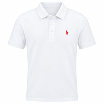 Paul Polo-Shirt aus feiner Baumwolle mit Stickerei